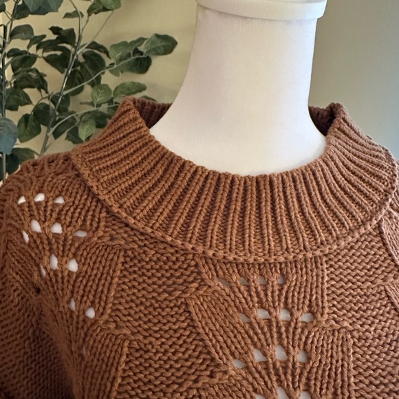 Free People Bell Song pullover sweater, size S, brown - Picture 6 of 9